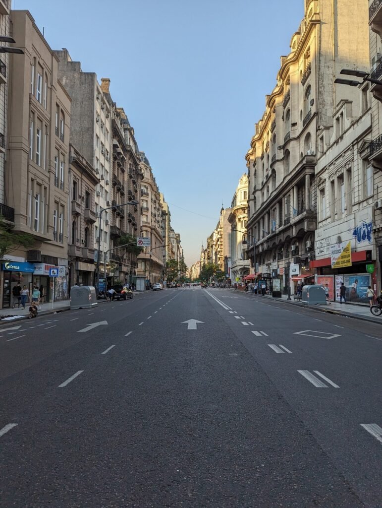 Street in Bueno Aires, Argentina