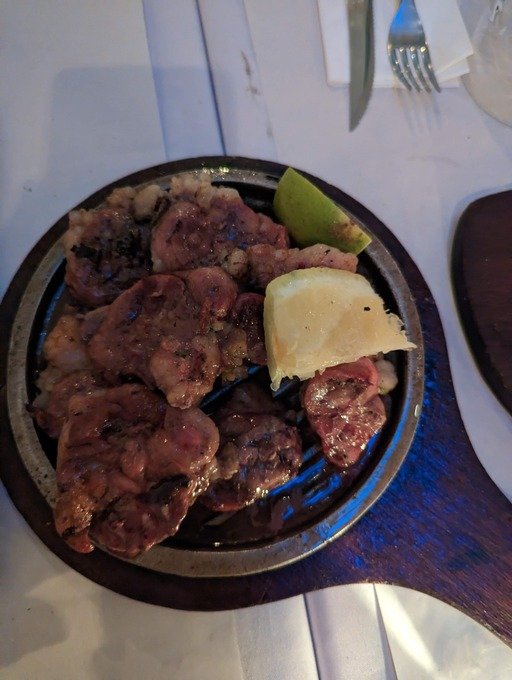 Beef innards dish in Bueno Aires, Argentina