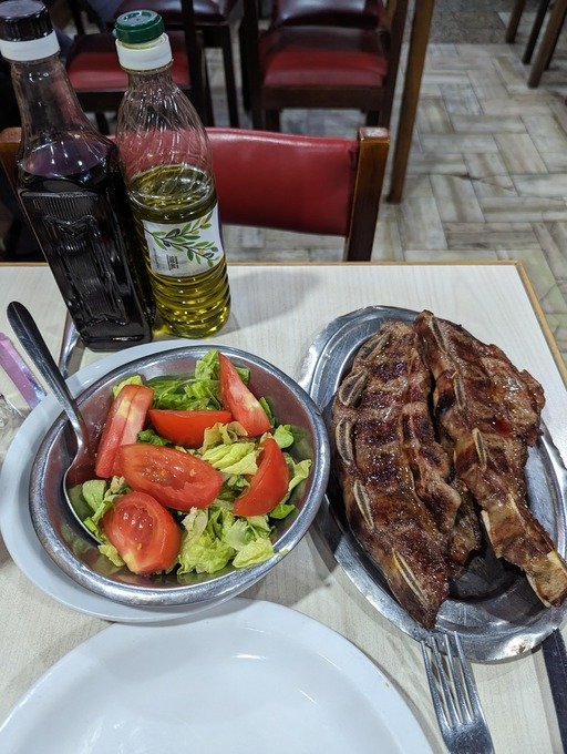 Argentine Steak with salad