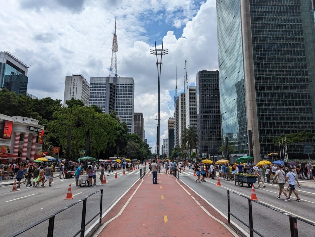 Avenida Paulista avenue in São Paulo