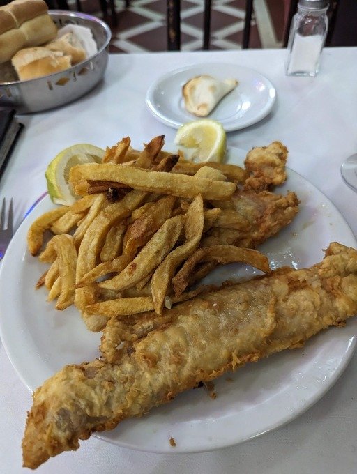 Fish and Chips in Bueno Aires