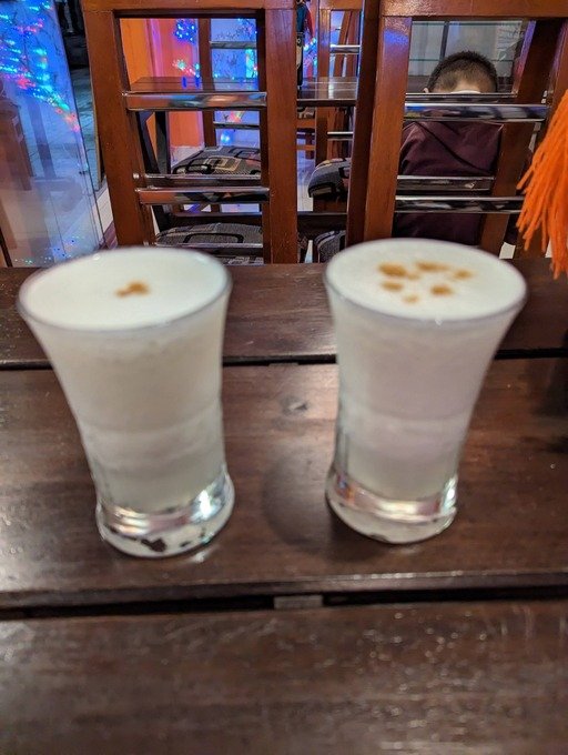Cusco Sour, 2 glasses