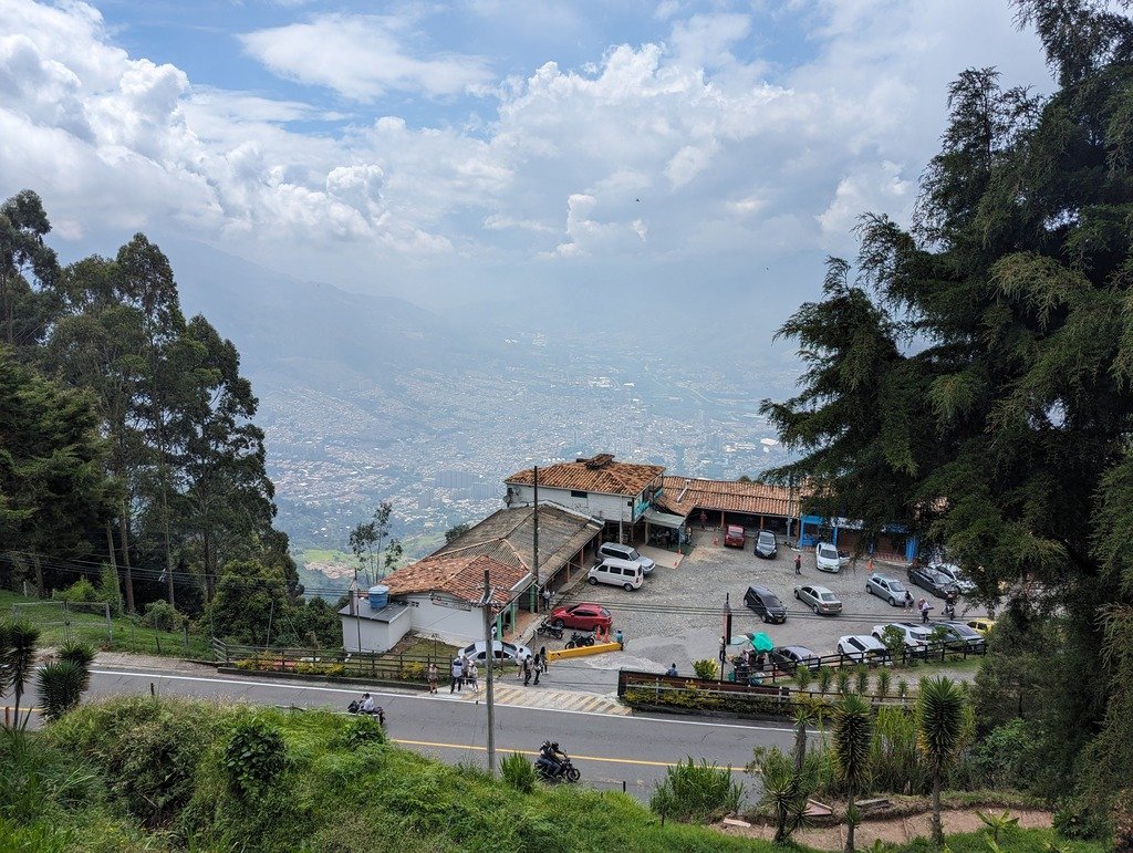 Medellín mountain for paragliding