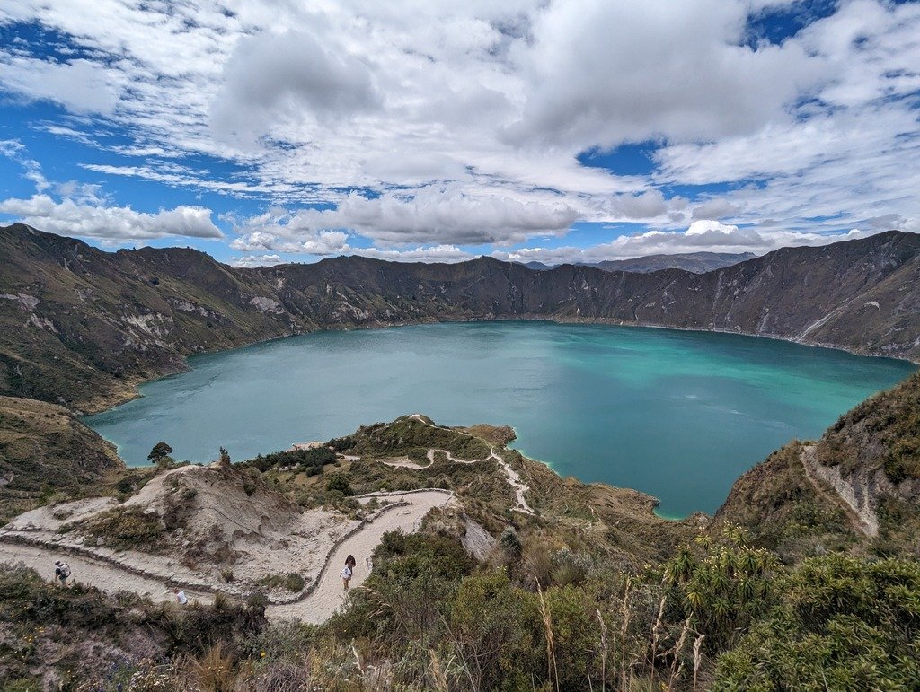 Quilotoa Lagoon in Quito
